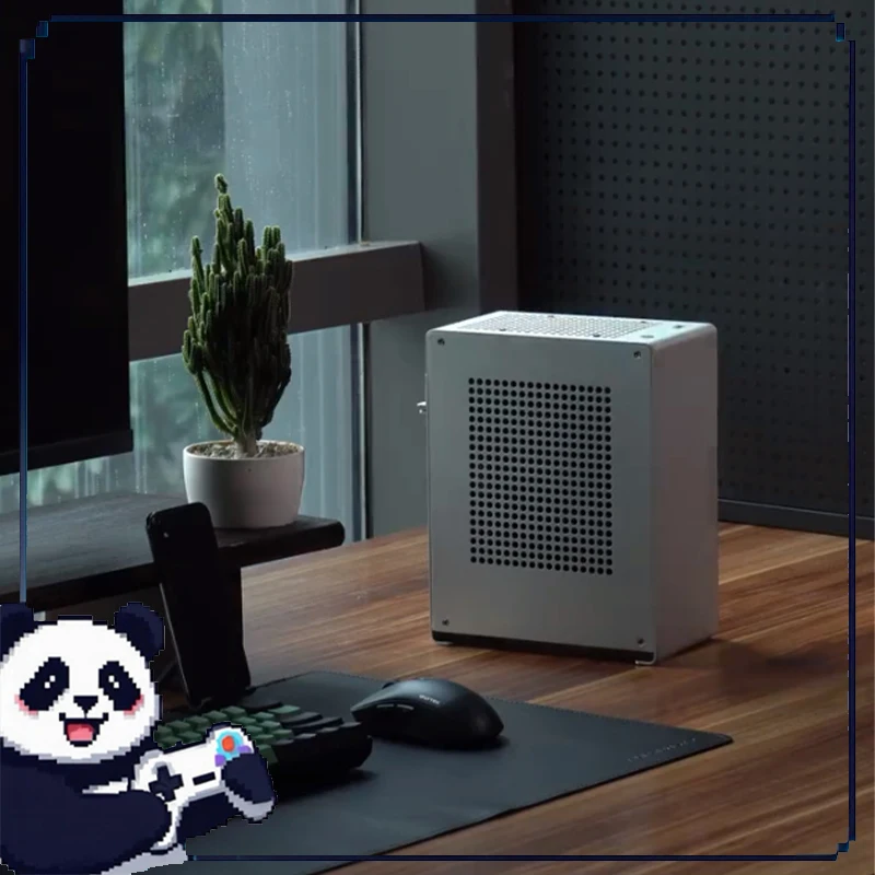Itx Mini Host per computer Amd Ryzen 5700g/5600gt/12100f 6500xt Host per computer desktop portatile e conveniente per giochi e computer da ufficio