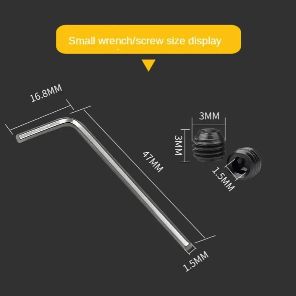 4Pcs M8-2/2.3/3.17/5mm Self-Tightening Mini Brass Drill Clamp Chuck Connecting Rod Drill Chuck Hex Drill Chuck Adapter