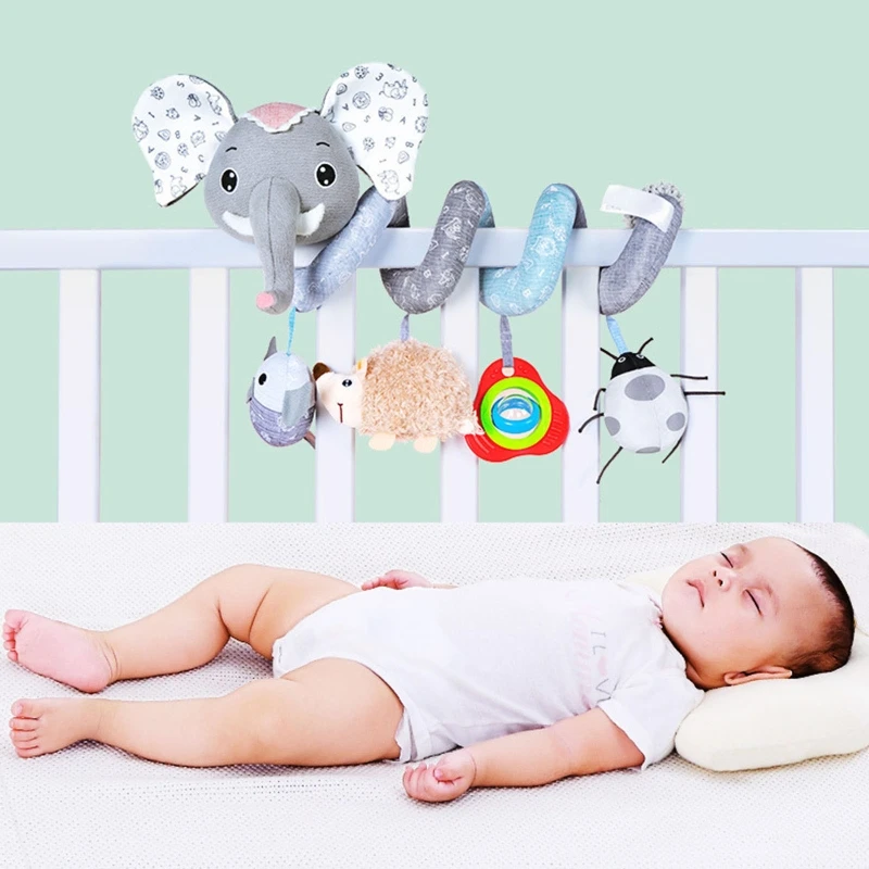 Soft Plush Rattle Baby Crib Accessories Great Gift for Infant Development Drop shipping