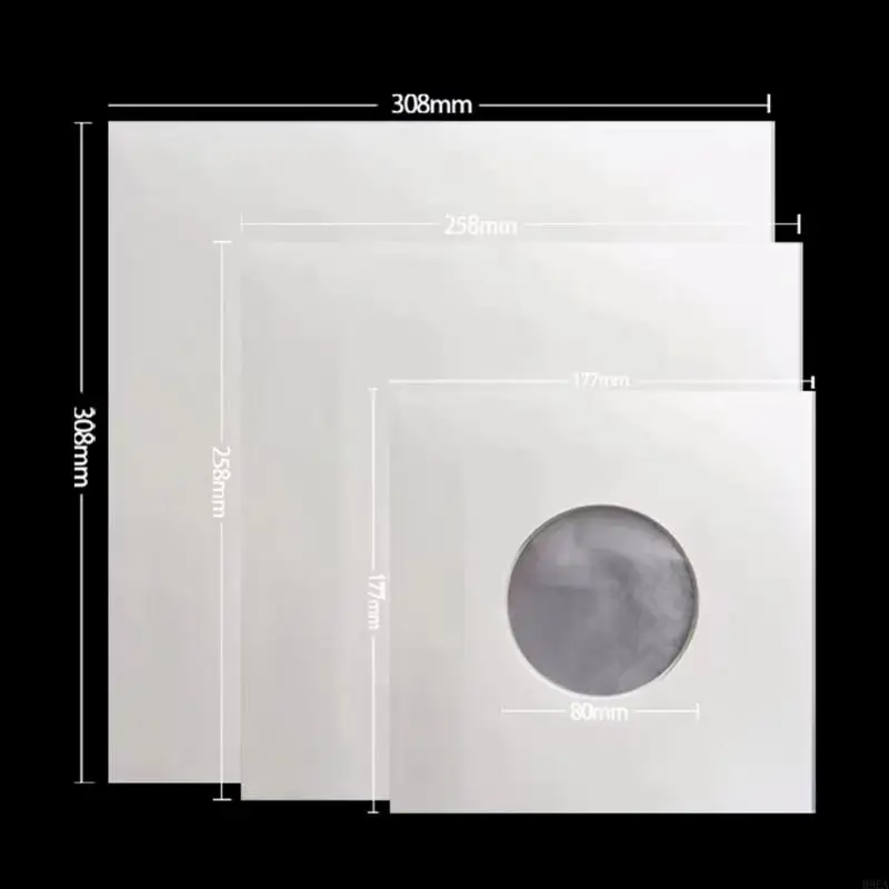 7/10/12In Record Sleeves Kraft Paper and PO Film Storage Bag Enhances Protections And Easy Record Management Bags