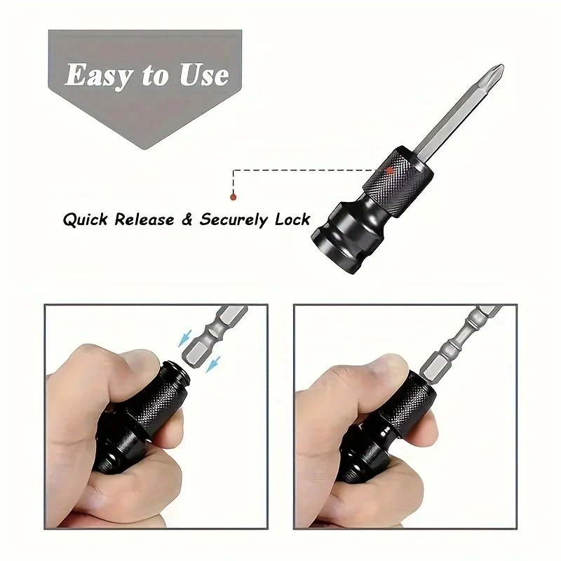 الإفراج السريع 1/2 بوصة محرك مربع إلى 1/4 بوصة عرافة أنثى محول مأخذ التوصيل محول تشاك محول للتأثير ومفتاح ربط السقاطة