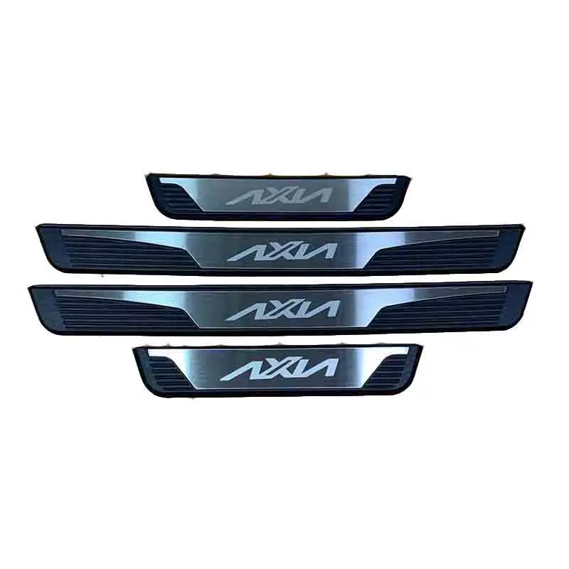 For Perodua Axia 2015-2022 2023 2025 2026 2027 Car Outer Door Sill Plate Plastic Protector Sticker Styling Accessories Auto Part