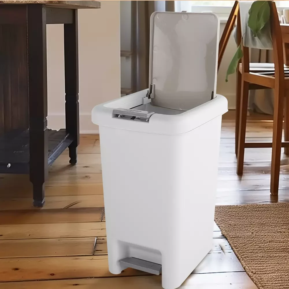 20L 15L 10L garbage bin Large-capacity Bin Kitchen Trash Bin Bathroom Trash Can foot  padel Garbage Bucket Waste Bins [EU STOCK]