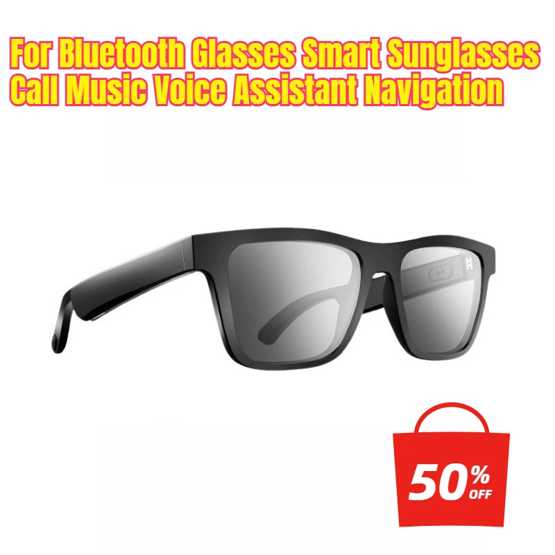 

For Bluetooth Glasses Smart Sunglasses Call Music Voice Assistant Navigation