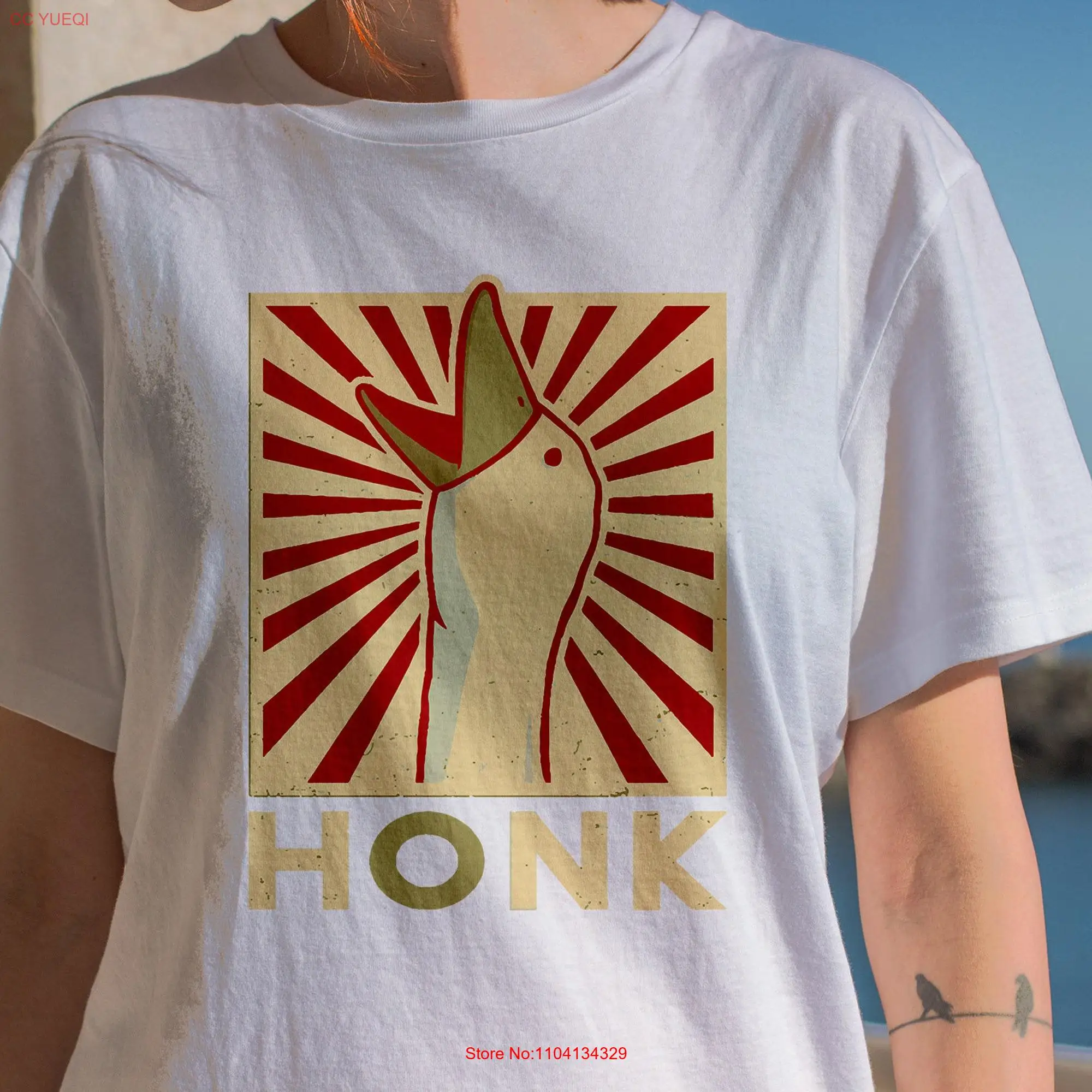 Duck T Shirt Duckbill HONK Essential Real Notice Sound long or short sleeves