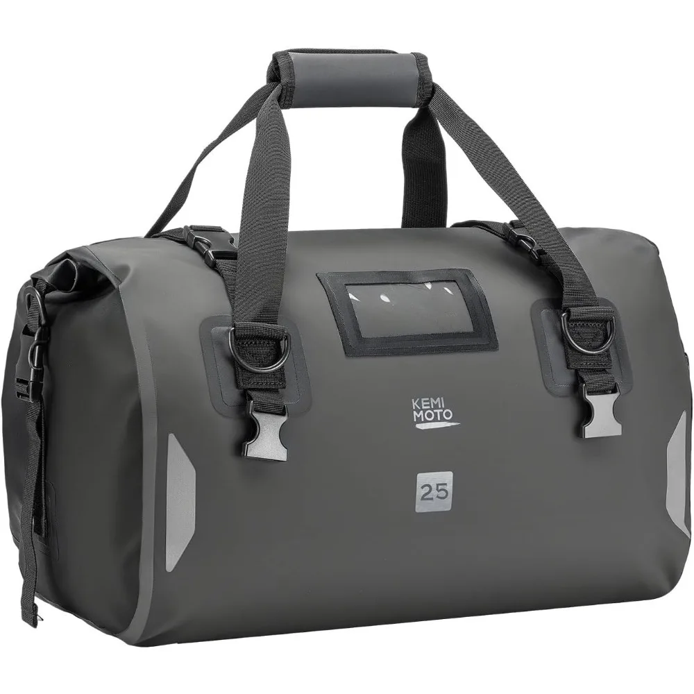 

Waterproof Motorcycle Dry Bag Duffle Tail Luggage 25L 40L 65L Dustproof for Touring Adventure Camping