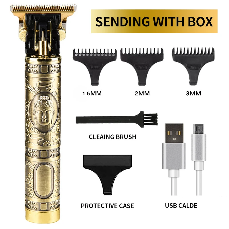 De pelo Clippers USB recargable afeitar la barba profesionales Máquina para cortar cabello barba peluquero corte de pelo 2021New