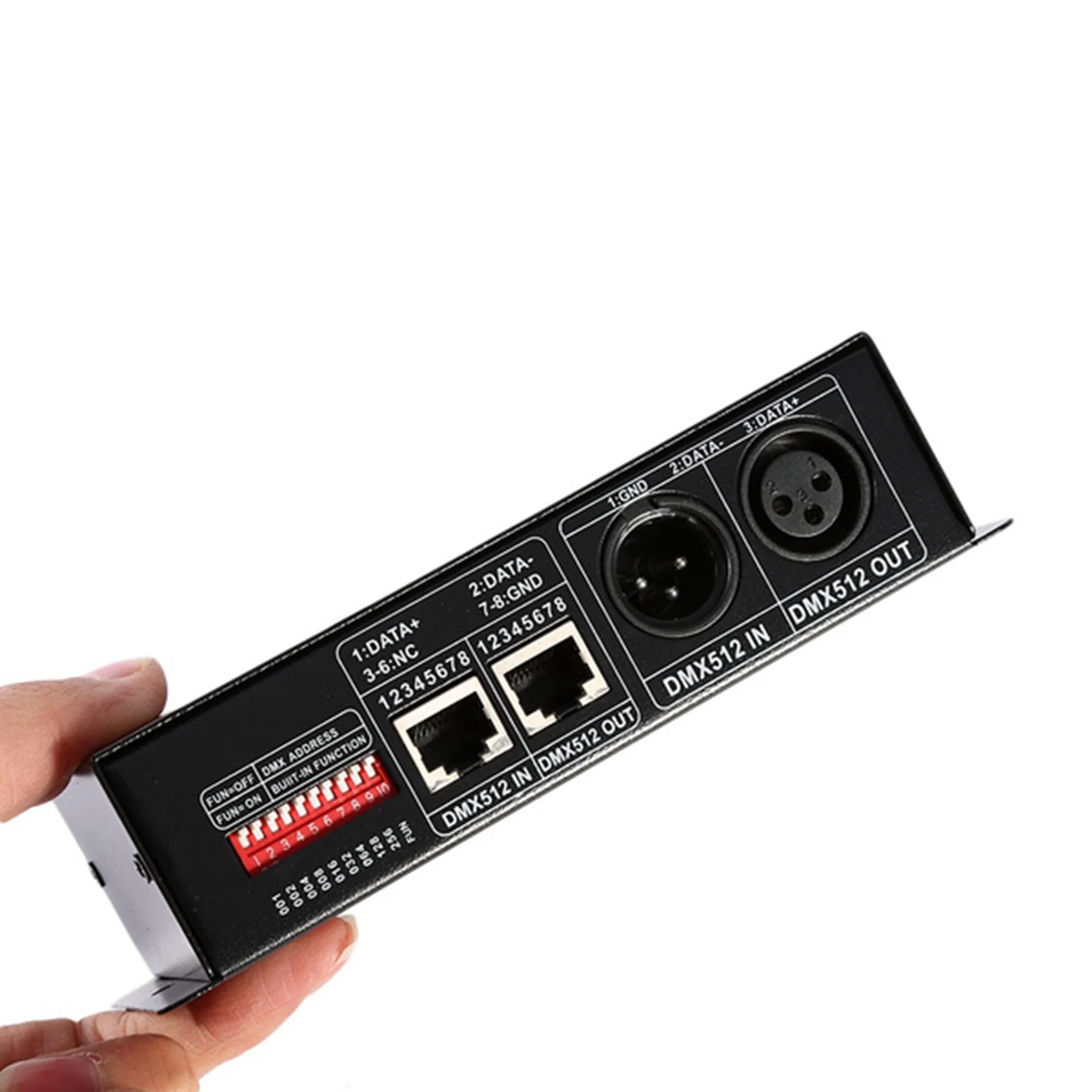 5X 3CH DC12-24V RGBW DMX 512 디코더 LED 컨트롤러 RGB LED DMX512 디코더, DMX512-3CH-BCBW