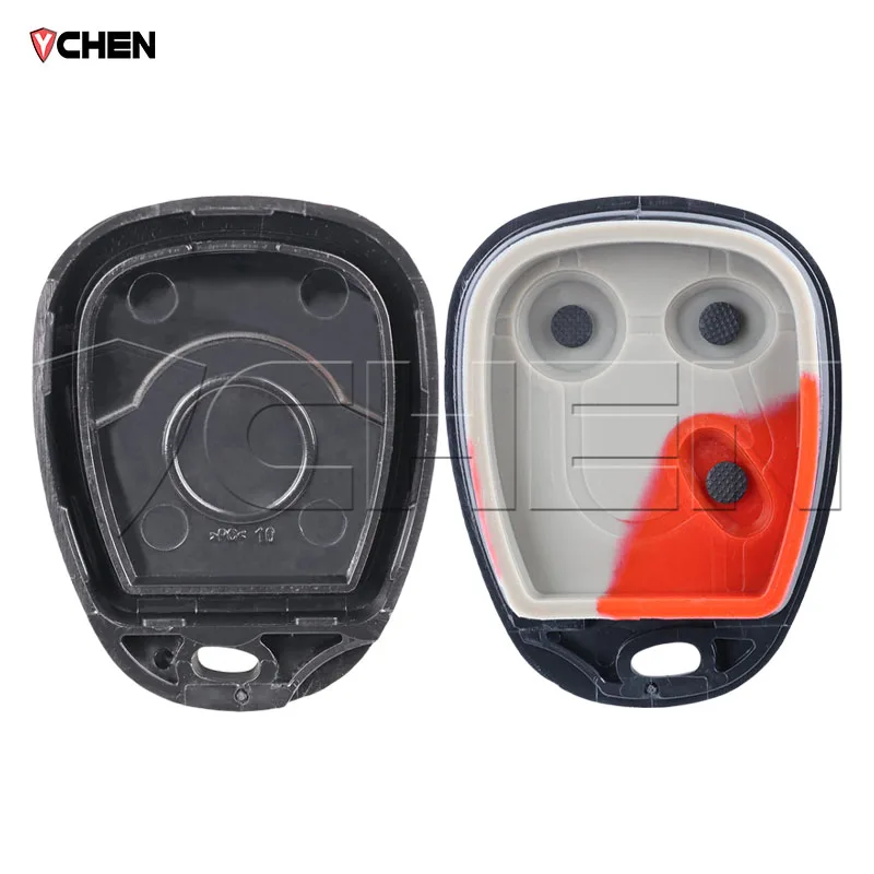 Replace Housing For Chevy Silverado Tahoe Suburban Chevrolet GMC 2003-2006 Remote Smart Key Fob Shell Case 3 Buttons LHJ011