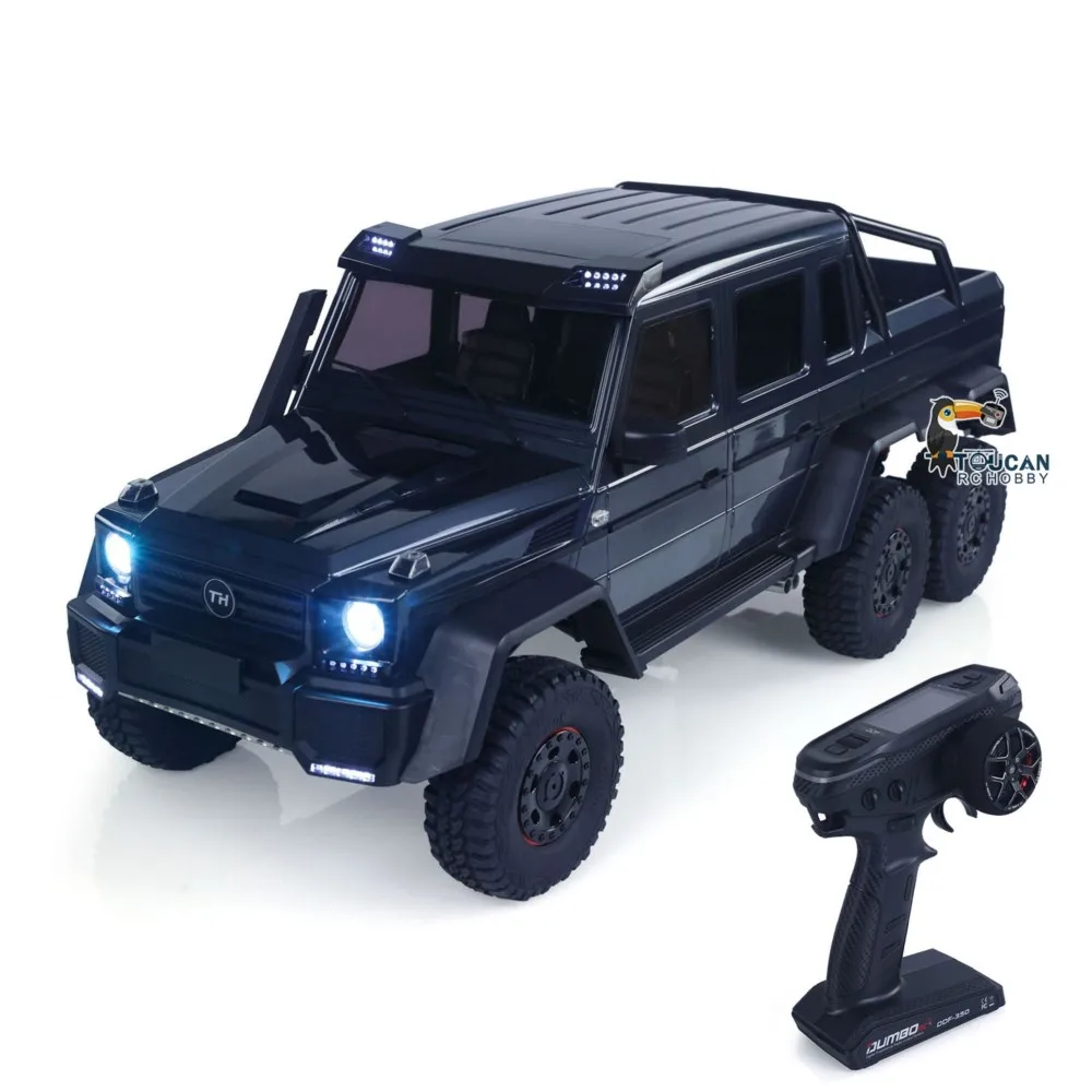 Vendita negli Stati Uniti 1/8 Trazione Hobby Telecomando Off Road Car KM6 6X6 RC Rock Crawler Auto Serrature dell'asse indipendenti Modello di motore spazzolato
