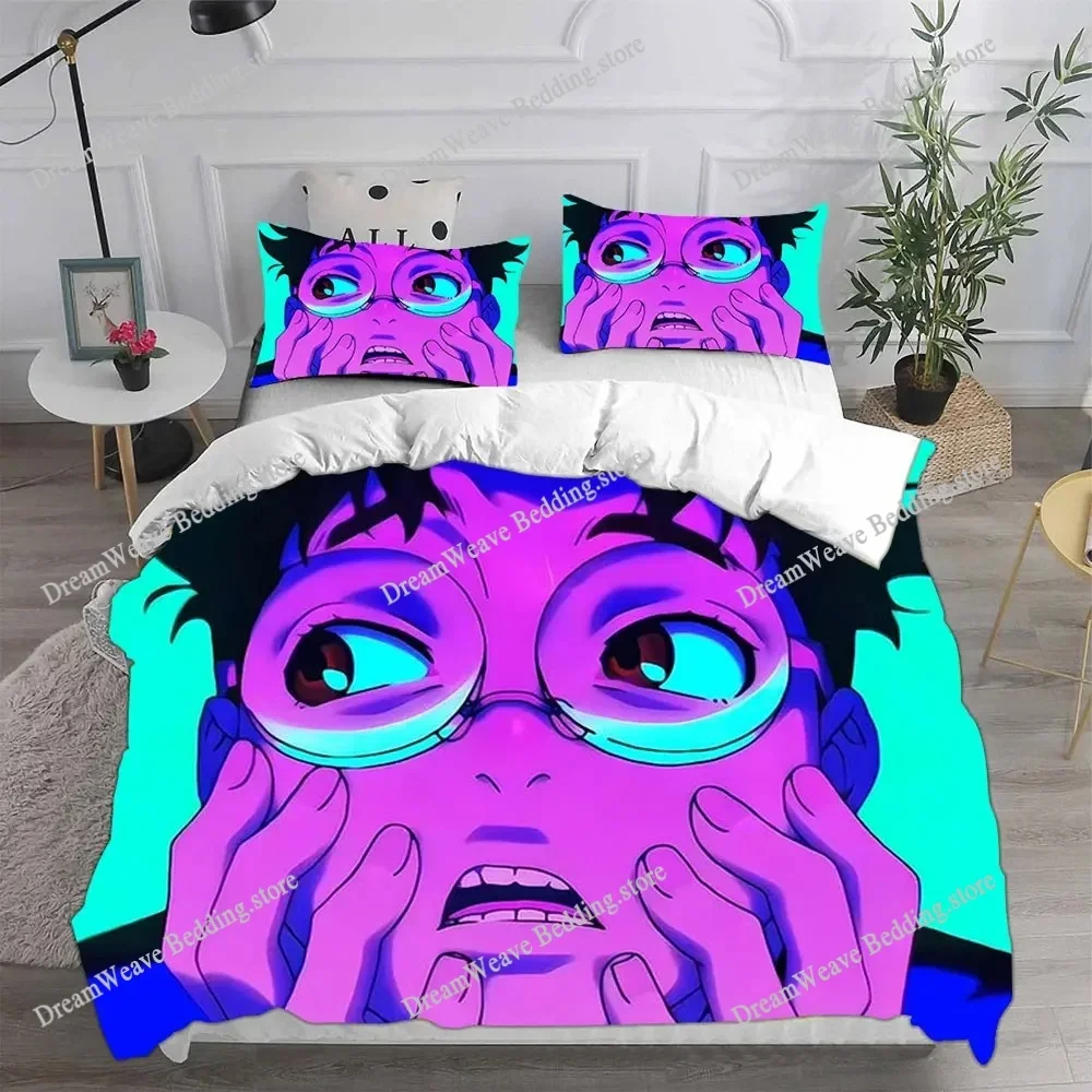 

DAN DA DAN Luxury Bedding Set Japan Anime Cartoon Duvet Cover Set Comforter Bedspread Twin Single Size Printed Home Textile