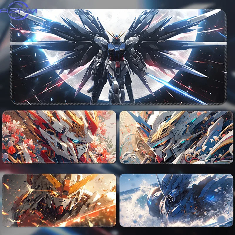 Mouse Pad GUNDAM Computer Keyboard Pad Anime Gaming Game Boys Customized Mouse Computer Desk Pad
