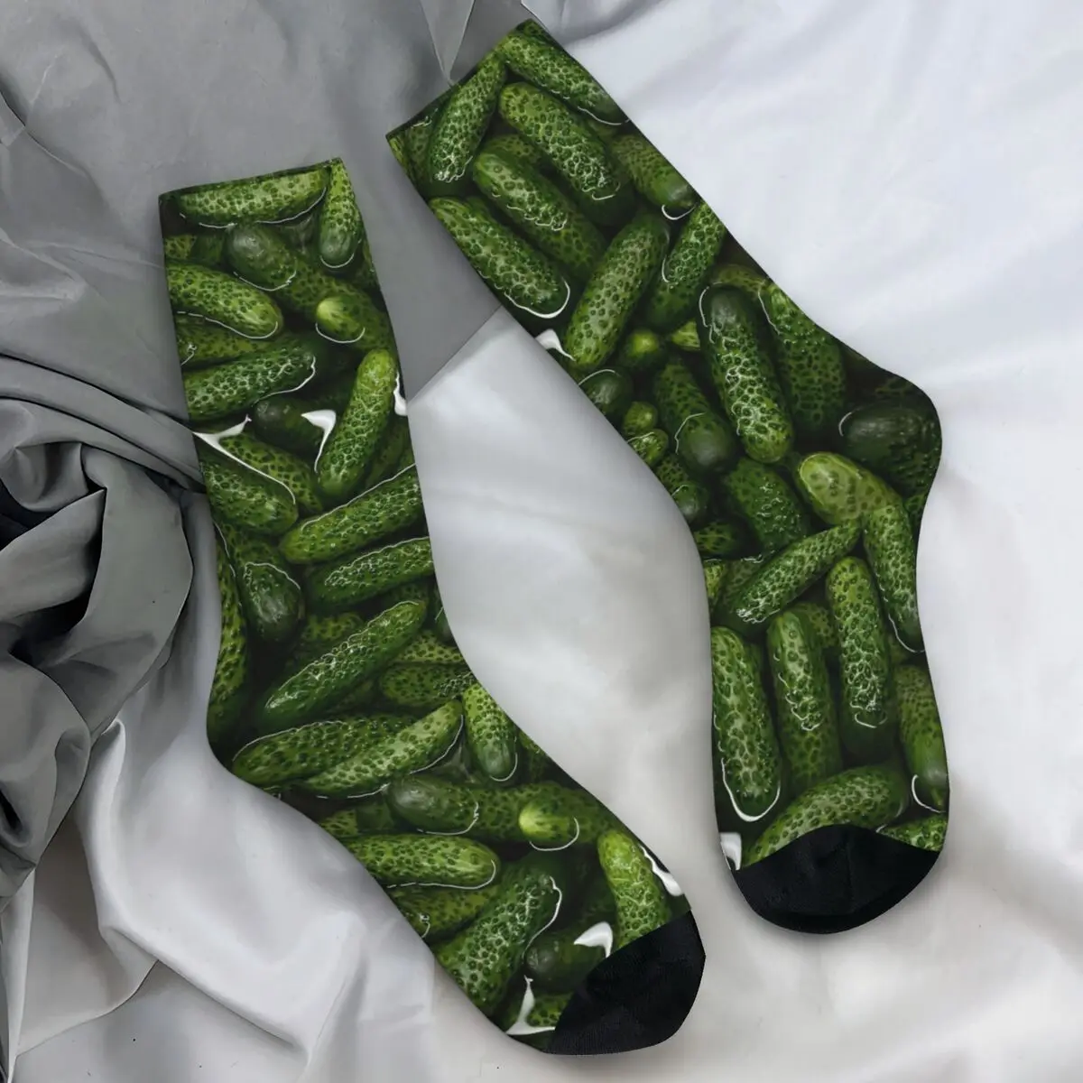 

Мужские носки, забавные огурцовские чулки с овощами, осенние носки современного качества, дизайнерские нескользящие носки для скалолазания