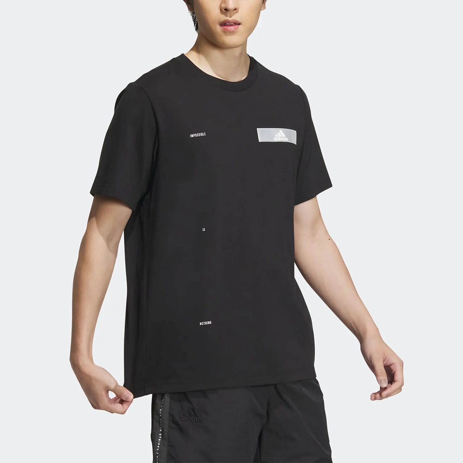 

Adidas Official 2023, новая мужская повседневная спортивная простая футболка с коротким рукавом IA8095