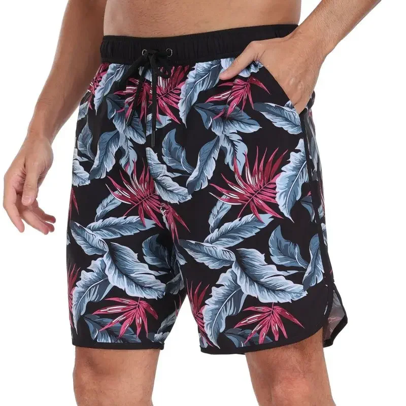 Men's Swimming Trunks Large Size Professional Double-layer Swimming Trunks Men's Swimming Trunks ﻿Clothing