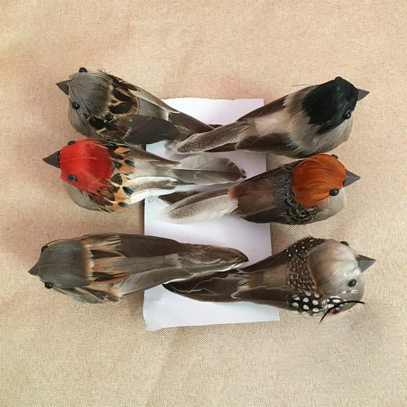 Nordic Bionic Birdie Art Decoration Crafts Modern Aesthetic Living Room Desk Decoration Crafts Cute Miniature Home Decor FYFM