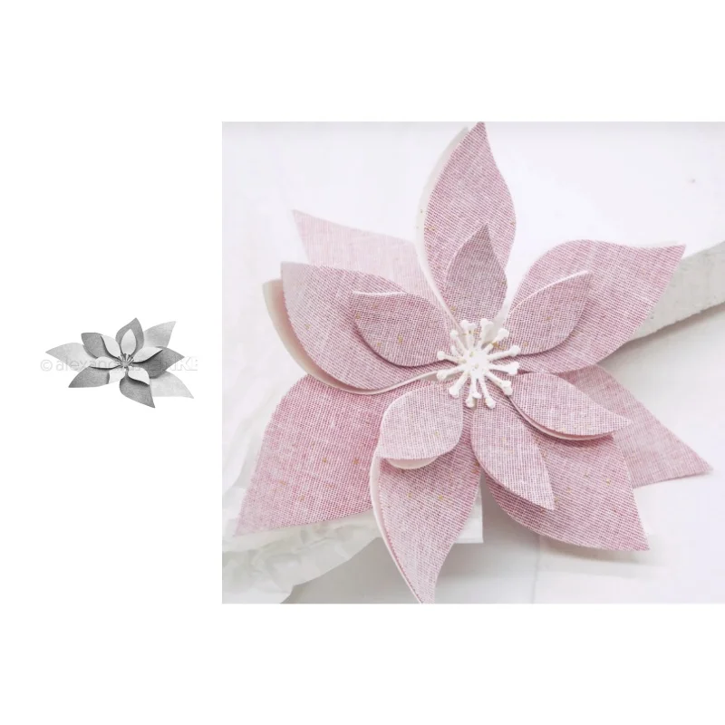 Neues Produkt Vorverkauf Blumen Eltern-Kind Stanzformen DIY Scrapbook Album Dekoration Geprägte Papierkarte