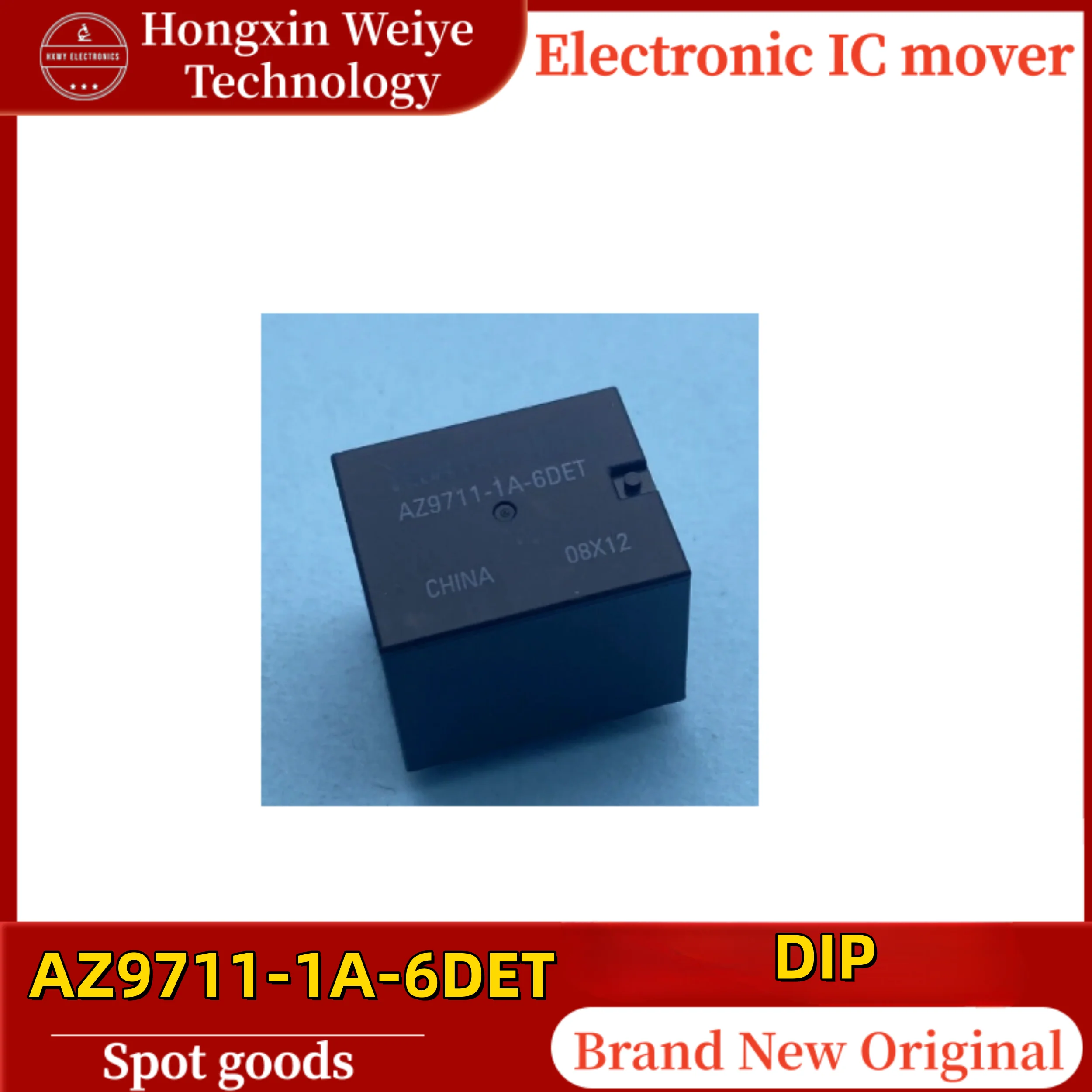 

(5/10 pieces) AZ9711-1A-6DET DIP AZ9711-1A Signal Relay Automotive Relay Original Brand New In Stock Fast Shipping
