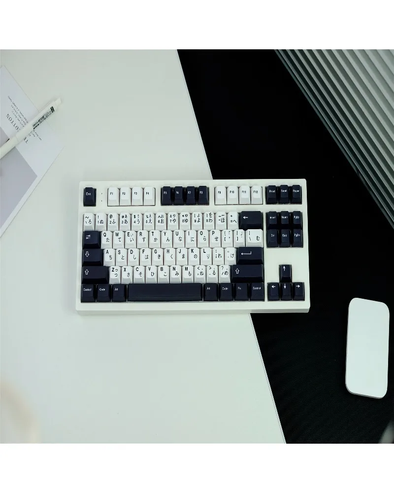 Japanese keycap 129 key PBT keycap Cherry original height five-sided sublimation process