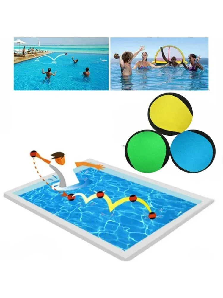 1 ballon de plage, sports nautiques, ballon de saut, élasticité dans l'eau, soulagement du stress, force de préhension, balle de libération, outils de natation