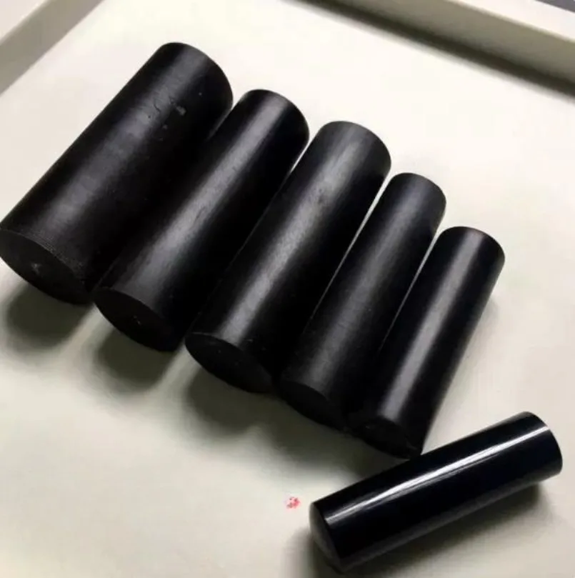Image of Natürliche Wasserbüffelhorn-Rollenzylinder für Bastelarbeiten: DIY für Messergriffe, Pfeifenmundstücke, Perlen, Daumenringe und mehr