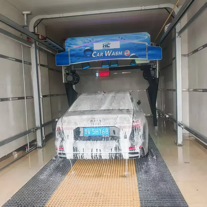 Industrial 24H Self Service Touchless Car Wash Machine 360 Degree Rotating Cleaning Equipment