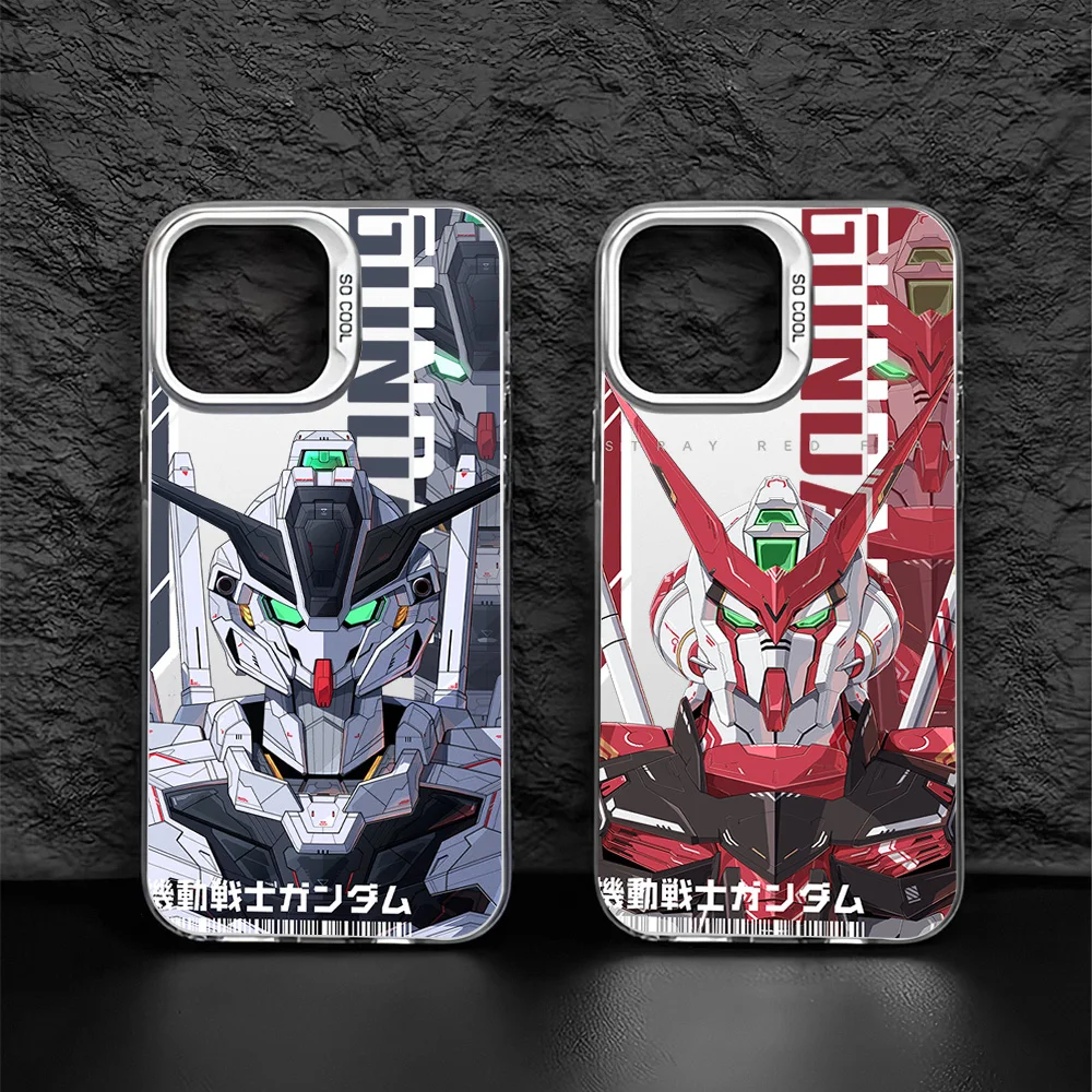 Mobile Suit G-Gundams Phone Case for iPhone 12 11 13 14 15 16 Max Pro Plus Laser Cover