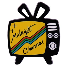 A2376 Cartoon Midnight Channel Game Brooches for Clothing Lapel Pins for Backpack Enamel Pins Badges Jewelry Accessories Gifts