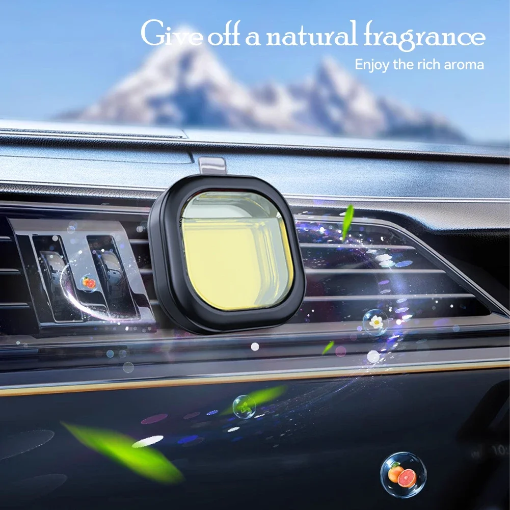 Car Outlet Air Fragrance Conditioning Air Freshener Aromatherapy Long Lasting Peach Scent Car Vent Clip Fragrances Emitter