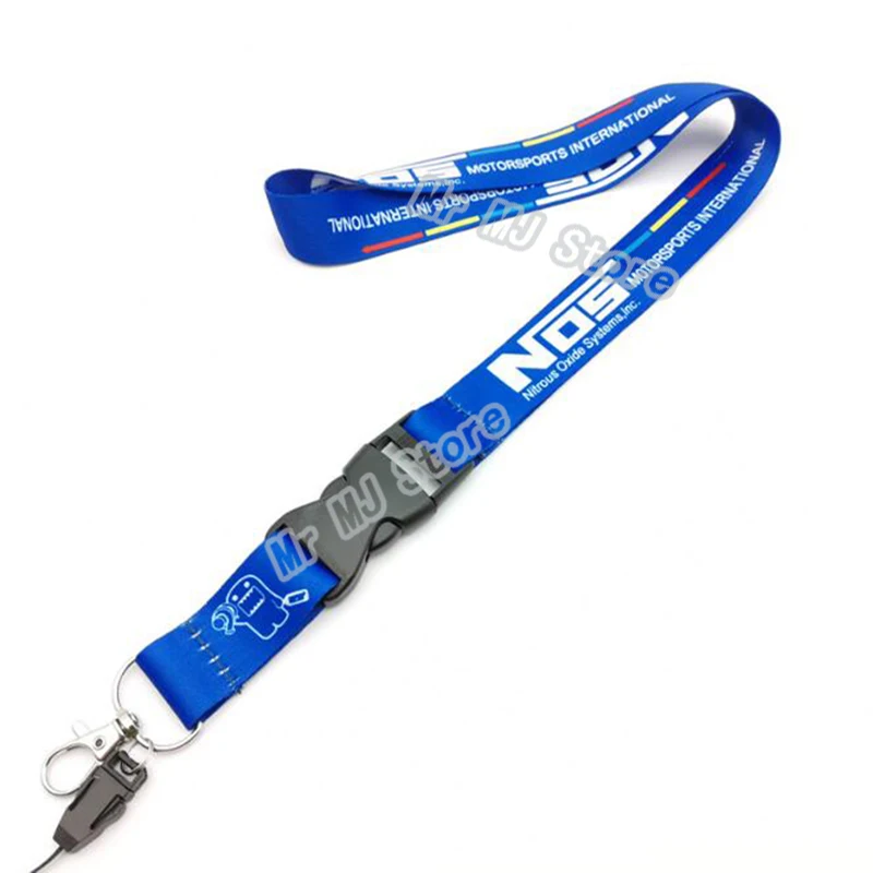 

New Hot For Motorsports international JDM Racing DOMO NOS Turbo Tags Employee's Card Lanyard Keychain Motorcycle Car Keyring