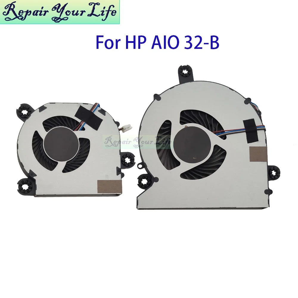 Desktop Cooling CPU GPU Fan For HP Pavilion AiO 32-B0254 32-b0000i 32-B 31.5 inch Computer 6033B0103201 BFB0612HB 0FNSU0000H New