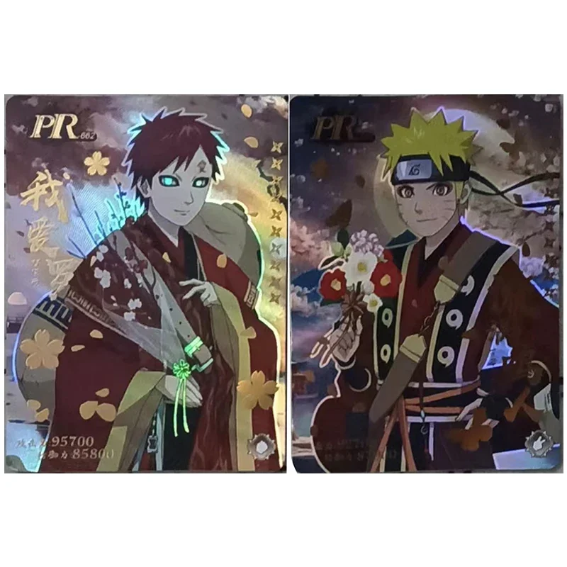 Anime NARUTO Rare SSP SP PR CP UR SSR SR R Flash Card Sasuke Haruno Sakura Kakashi Toys for man Collectible Card Birthday Gifts
