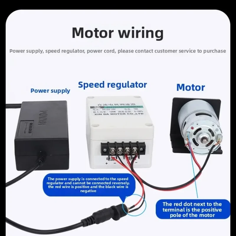 775 모터, 고전력 DC 12V24V 고토크 업그레이드, 무소음 이중 베어링, D축 원형 샤프트