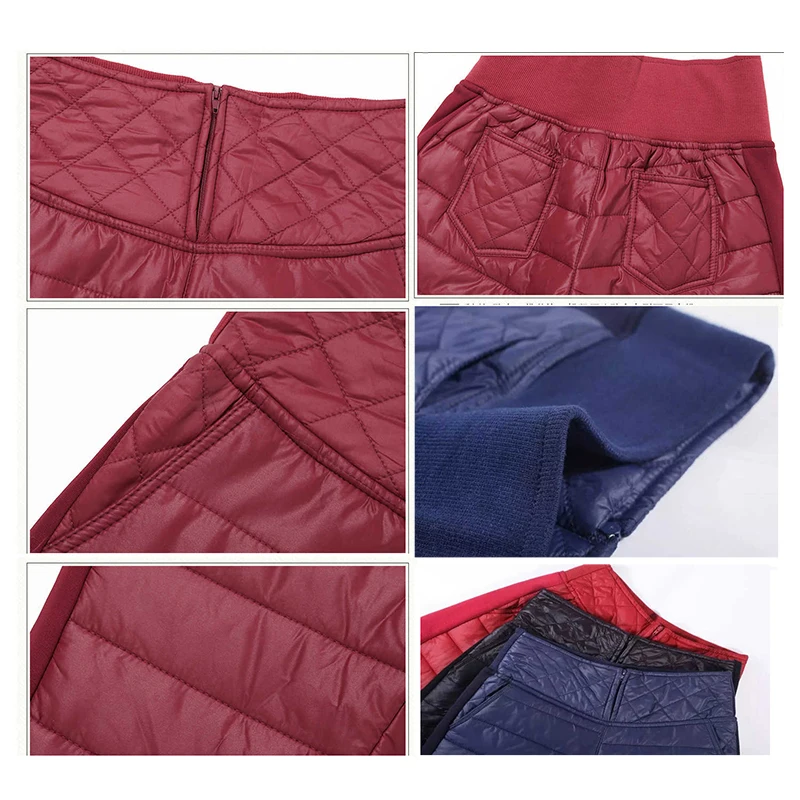 Winter Thicken Pencil Pants Women\'s Casual Duck Down Warm Pantalones Slim High Waist Windproof Leggings Trousers New Mom Spodnie