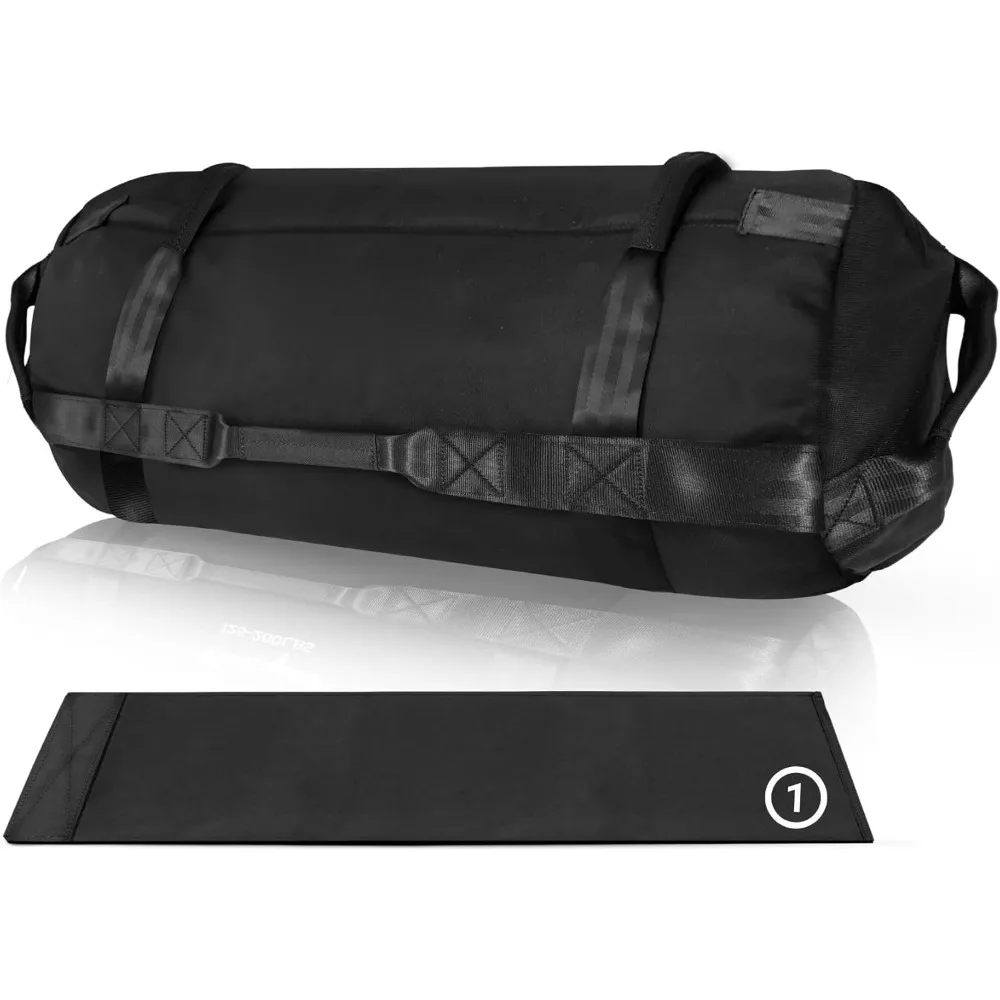 

Sandbags for Working Out, Adjustable Sand Bags for Weight Training with Handles, Enhanced Compartments 5-200Lbs Sandbags