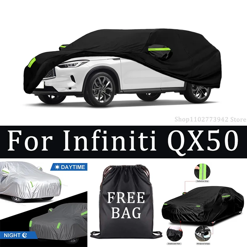 

For Infiniti QX50 Car Cover Protection Sunscreen Heat Insulation Dust Resistant Scratch Car Exterior Accessories