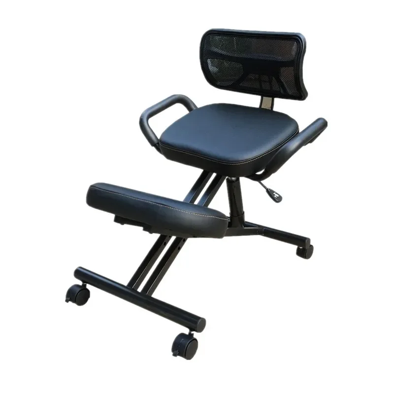 Ergonomically Designed Knee Chair with Back and Handle Office Kneeling Chair Ergonomic Posture office chair  WF