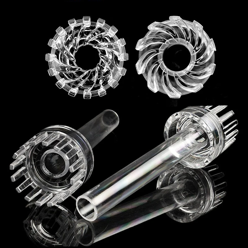 Aquarium Skimmer Acrylic Lily Pipe Spin Surface Inflow Outflow Water Plant Tank Filter Cleaning Fish Tank Accessories