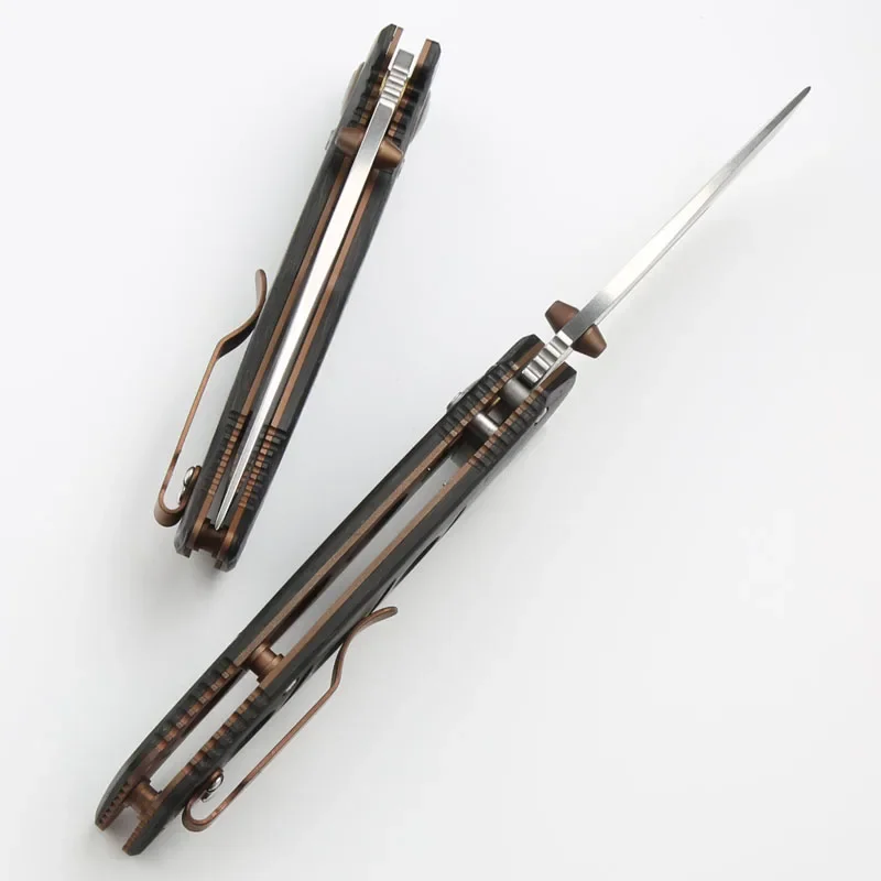 Farfalla BM273-3 coltello pieghevole tascabile lama Magnacut manico in fibra di carbonio caccia tattica campeggio EDC coltelli strumento di sopravvivenza