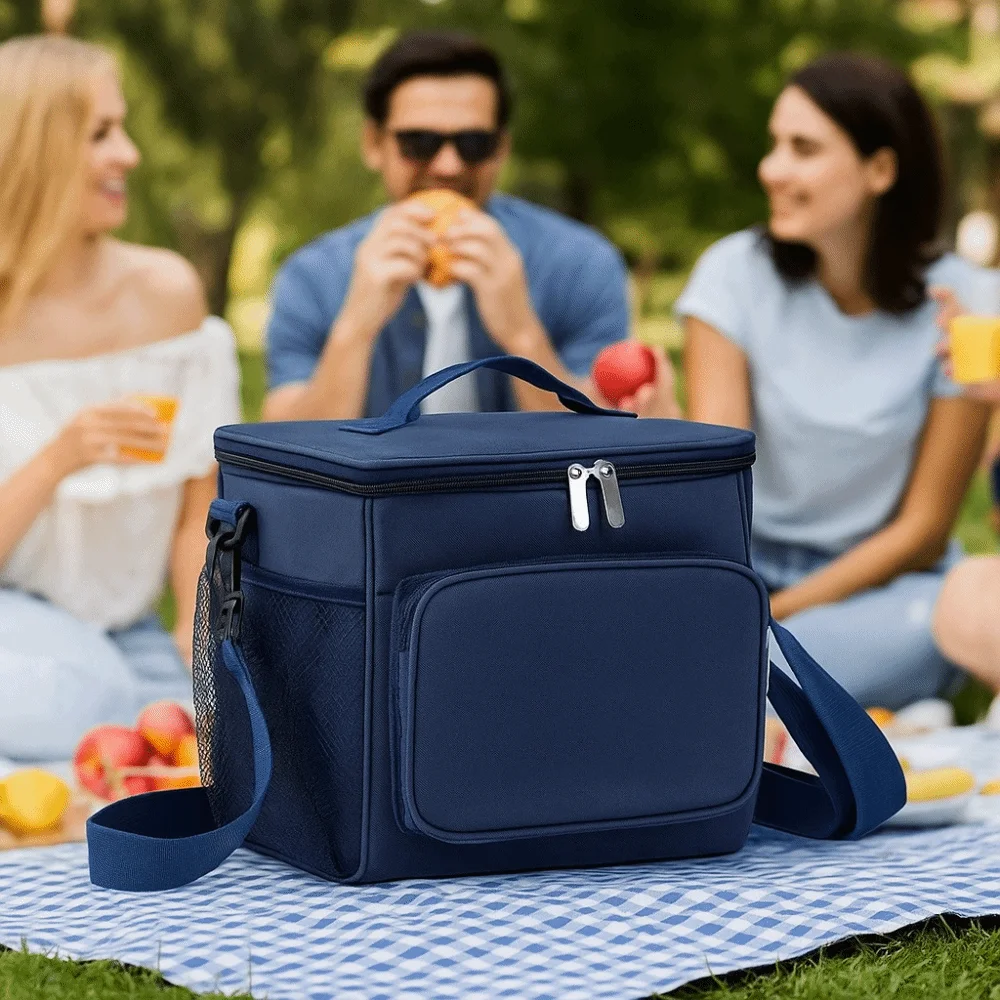 

Easy To Clean Thickened Picnic Bag Portable Oxford Cloth Insulation Bag Leak-Proof Keep Fresh Large Capacity Bag Office Lunch