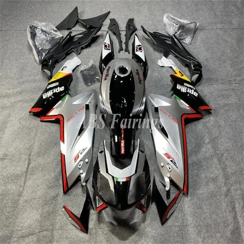 New ABS Motor Fairings Kit Fit for Aprilia RS125 RS4 50 125 2006 2007 2008 2009 2010 2011 06 07 08 09 10 11 Bodywork Set Silver