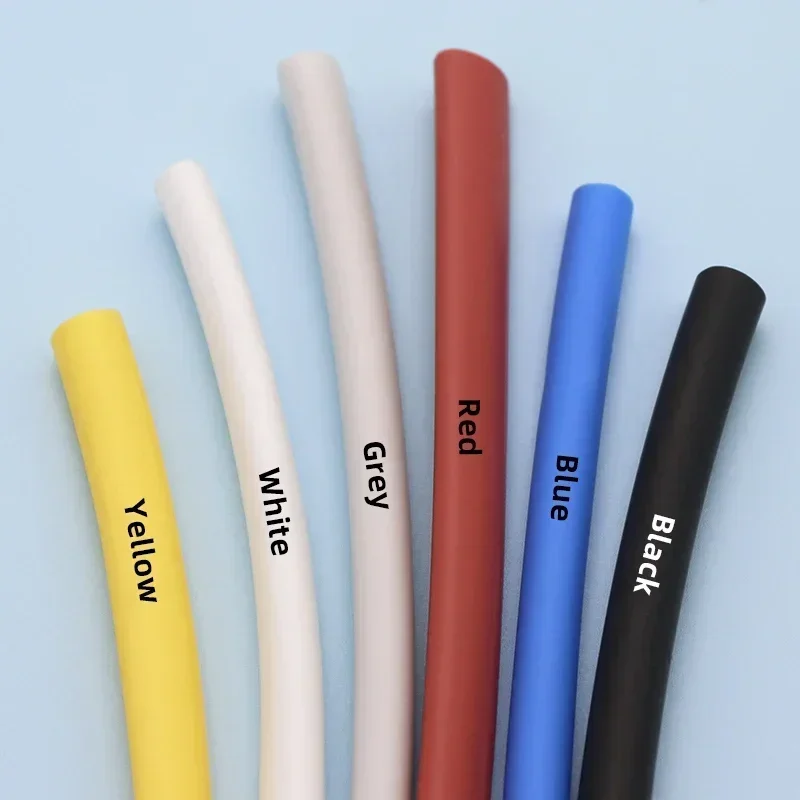

1M Silicone Heat Shrink Tube Dia 0.8~30mm High Temperature Soft DIY Wire Wrap Protector 2500V Flexible Cable Sleeve Insulated