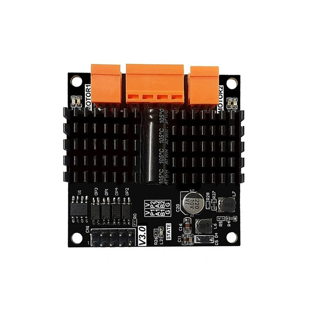 Dual Channel DC Motor Drive Module H Bridge Motor Driver Board Motor Speed Forward Reverse Rotation Controller More Than L298N