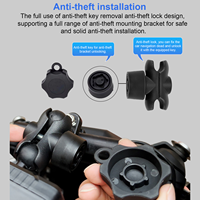 Portable 5 Inch Motorcycle Navigation External Touch IPS Screen Moto CarPlay Wireless CarPlay Android Auto IPX7 Waterproof