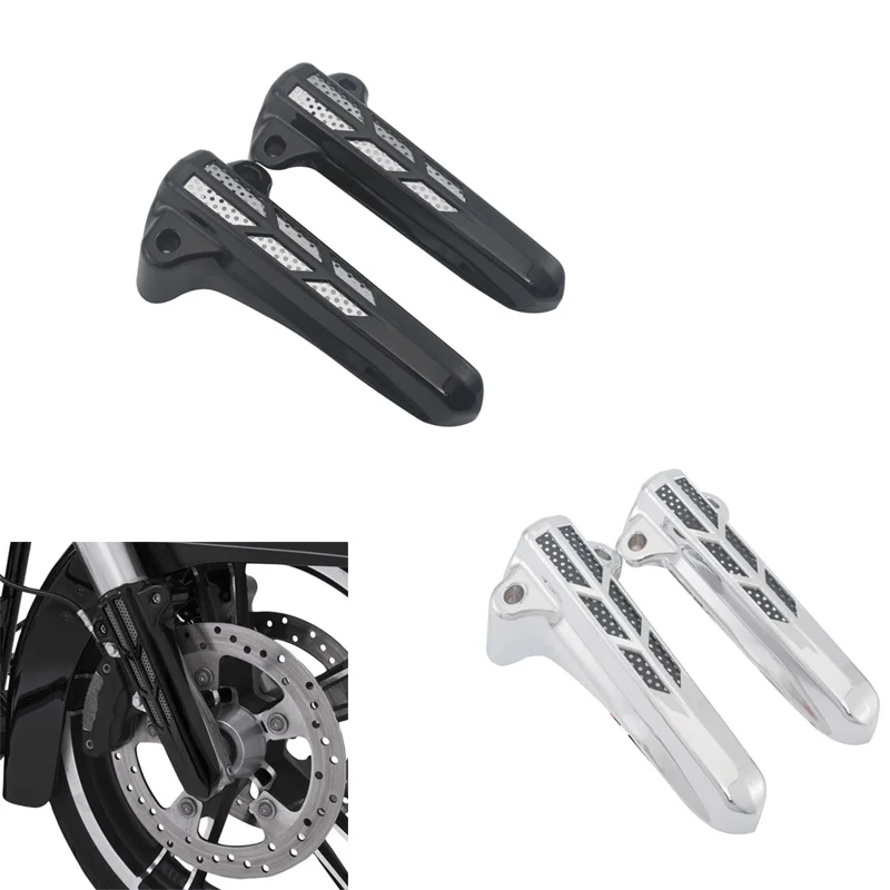 أغطية الساق الأمامية السفلية للدراجة النارية منزلق لدراجة Harley Touring Road King Street Glide Ultra Limited FLHT FLHX FLHR 2014-2022 #5