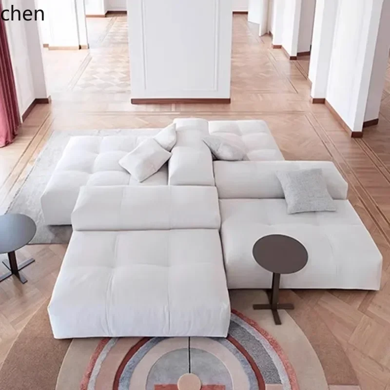 TQH-c13  pixel sofa modern double-sided module tofu block armless sofa combination living room decoration