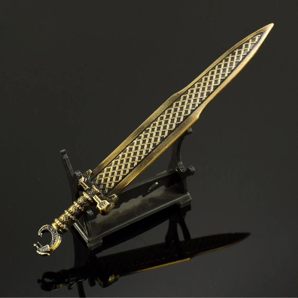 18 cm/7,09 pollici La leggenda di Qin Spada Metallo Anime Periferiche Giocattolo Medieva Modello Cosplay Prop Regalo fidanzato Divertenti Ornamenti sportivi