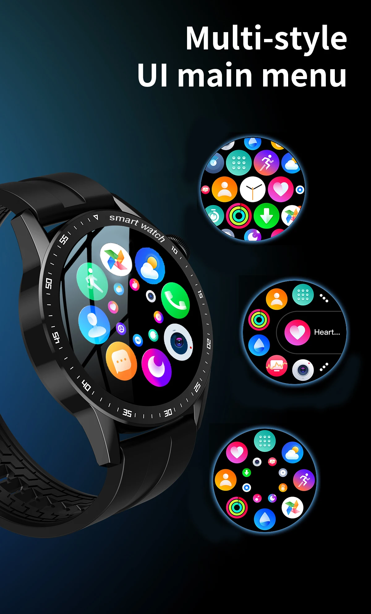 C300 Bluetooth Anruf Smart Uhr Männer Fitness Monitor Uhren Sport Handgelenk Uhren Für Männer MYFULONN 2022 NEUE SmartWatch GT2 Androi