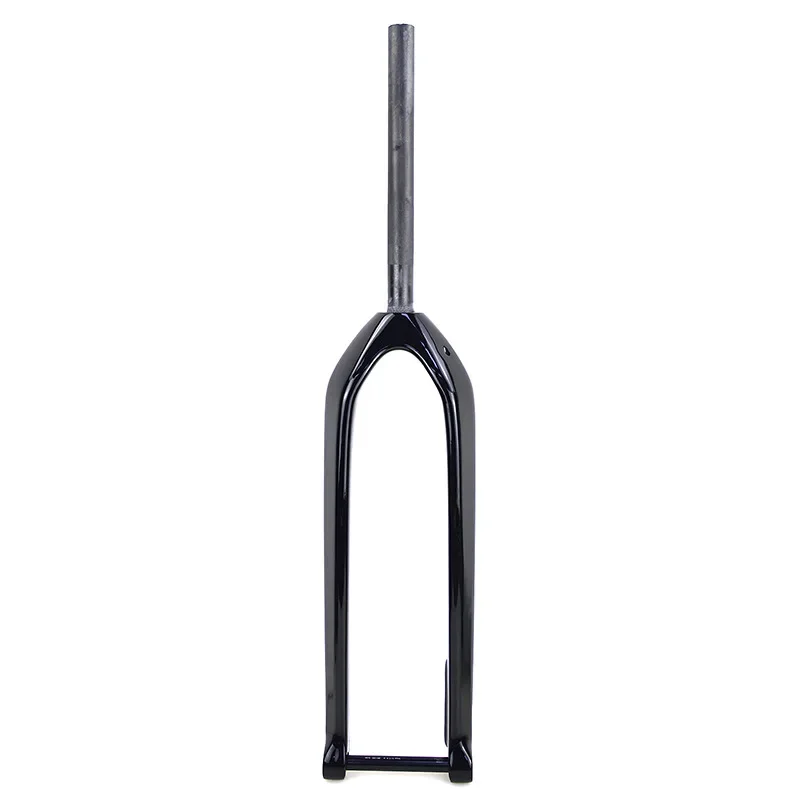 Full carbon fiber mountain bike cone tube 29 inch 27.5 inch 15mm barrel shaft full carbon mountain front fork hard fork