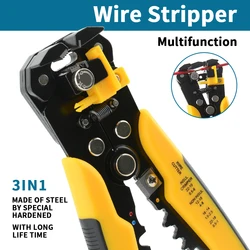 Professional Electrician Wire Hand Tool Terminal Set Cable Stripper Cutter Crimper Automatic Wire Crimping Stripping Plier